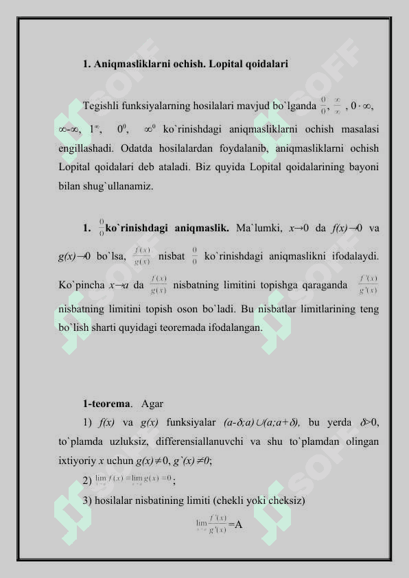 Mavzu: aniqmasliklarni ochish 3