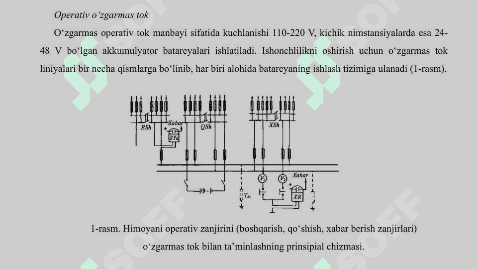 Elektr tarmoqlarini maksimal tokli himoyasi 3