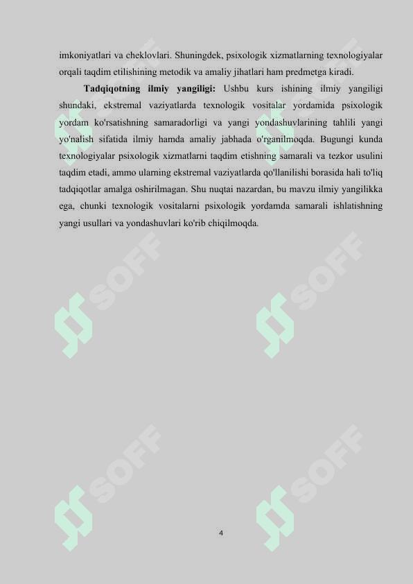EKSTREMAL VAZIYATLARDA TEXNOLOGIK VOSITALAR YORDAMIDA PSIXOLOGIK XIZMAT 4
