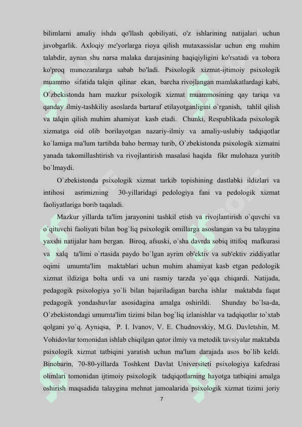 AMALIY PSIXOLOGIYANING ILMIY ASOSLARI 7