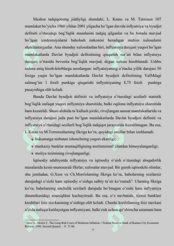 Inflyatsiya va uning kelib chiqish sabablari 6