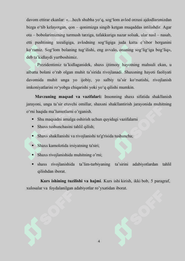 Shaxs taraqqiyotida ehtiyojlarning ta’siri. 4