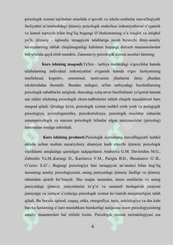 Ijtimoiy-psixologik xizmatning vazifalari 4