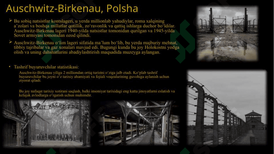 Dark tourism . Qora turizm 4