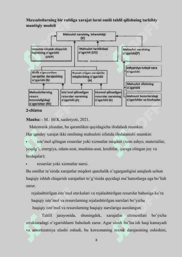 Xarajatlarning iqtisodiy mazmuni va mohiyati 8