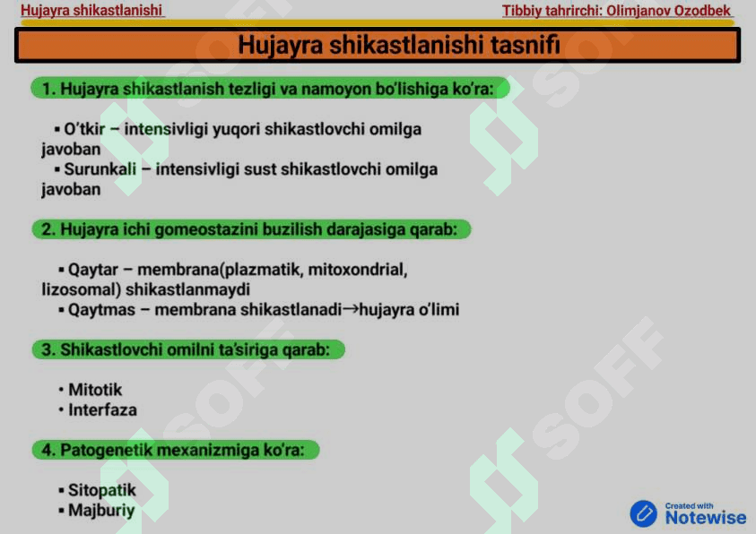 Hujayra shikastlanishi pdf 5
