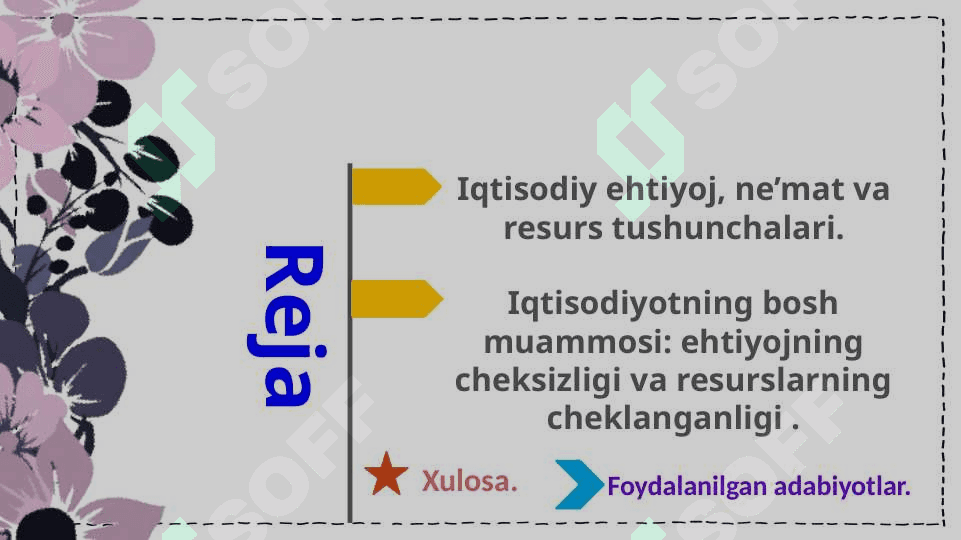 Iqtisodiy bazis tushunchalar. 5
