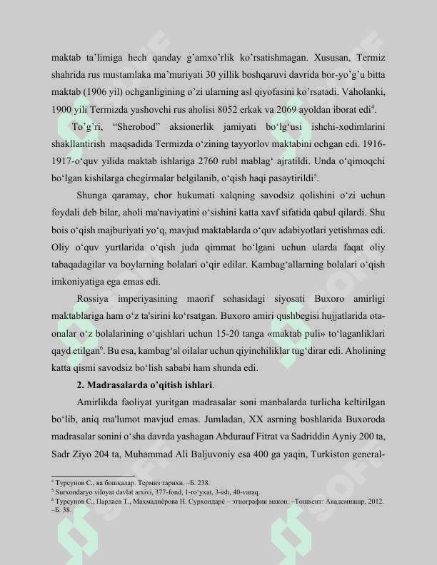 Sharqiy Buxoroda o’qitish va sog’liqni saqlash ishlari 4