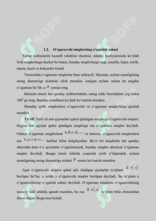 FUNKSIYA O'SUVCHANLIGI VA KAMAYUVCHANLIGI 6