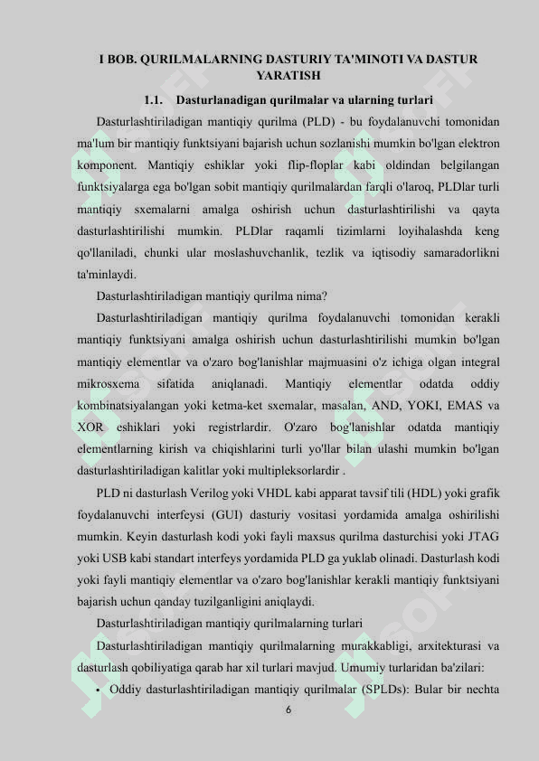 QURILMALARNING DASTURIY TA'MINOTI. ARDUINO MIKROKONTROLLERI 6