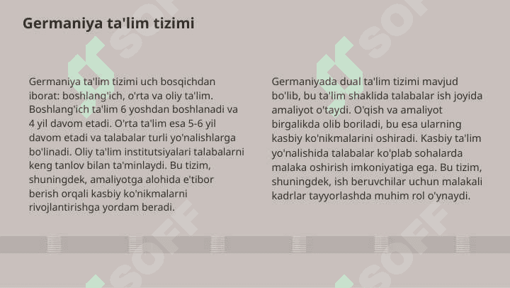 Rivojlangan xorijiy mamlakatlar ta'lim tizimi 6
