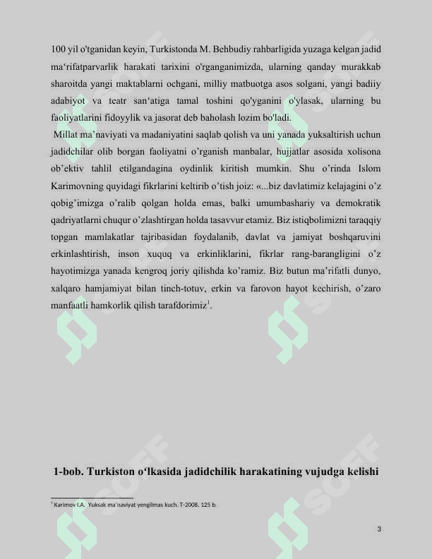 TURKISTON OʻLKASIDA JADIDCHILIK HARAKATI NAMOYONDALARINING FAOLIYATI. (FARGʻONA JADIDLARI HAYOTI MISOLIDA) 3