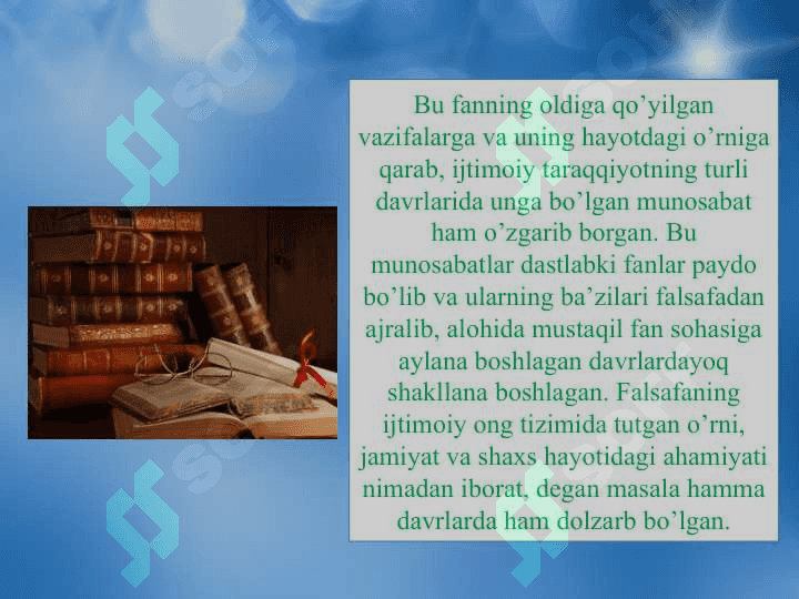 Falsafa va uning jamiyat hayotidagi roli 4