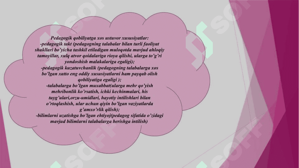 PEDAGOGLIK TYUTORLIK FASILITATORLIK QOBILIYATLARI ASOSIDA LOYIHAVIY FAOLIYATNI TASHKIL ETISH AMALIYOTI 4