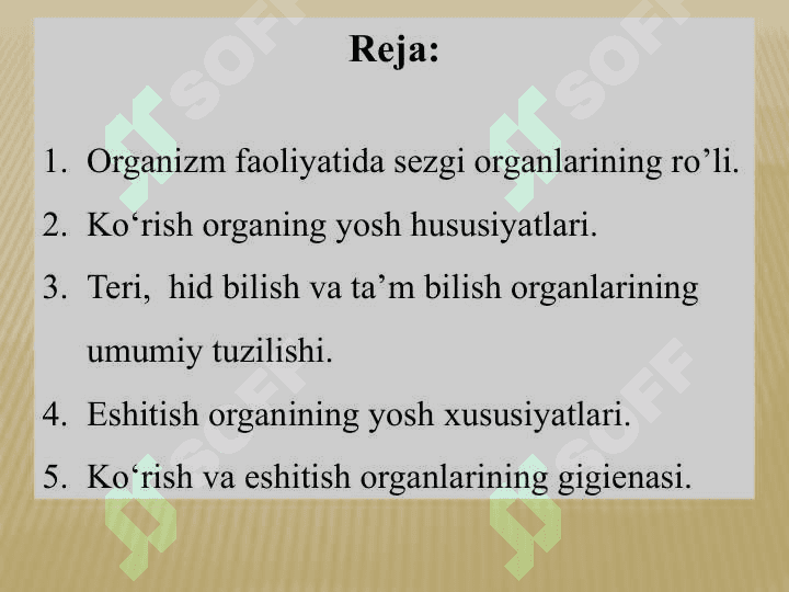 ANALIZATORLARNING YOSH XUSUSIYATLARI VA GIGIENASI 2