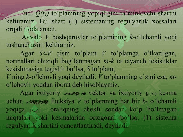 Chiziqli tezkor masala 5