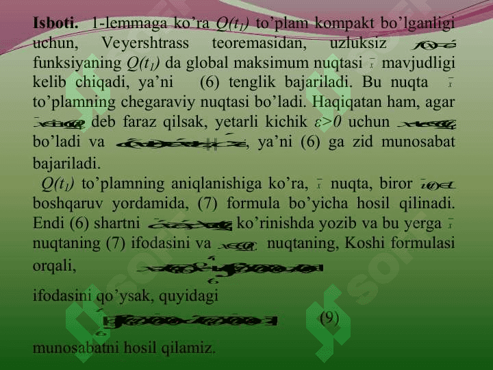 Chiziqli tezkor masala 7