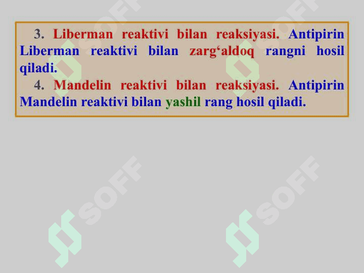 Pirazol hosilalari moddalari va indol hosilalari alkaloidlarini ajratib olish va tahlil usullari 8
