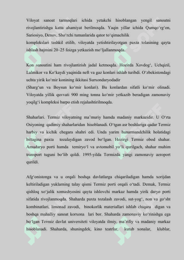SURXONDARYO QISHLOQ XO’JALIGINI RIVOJLANTIRISH 4