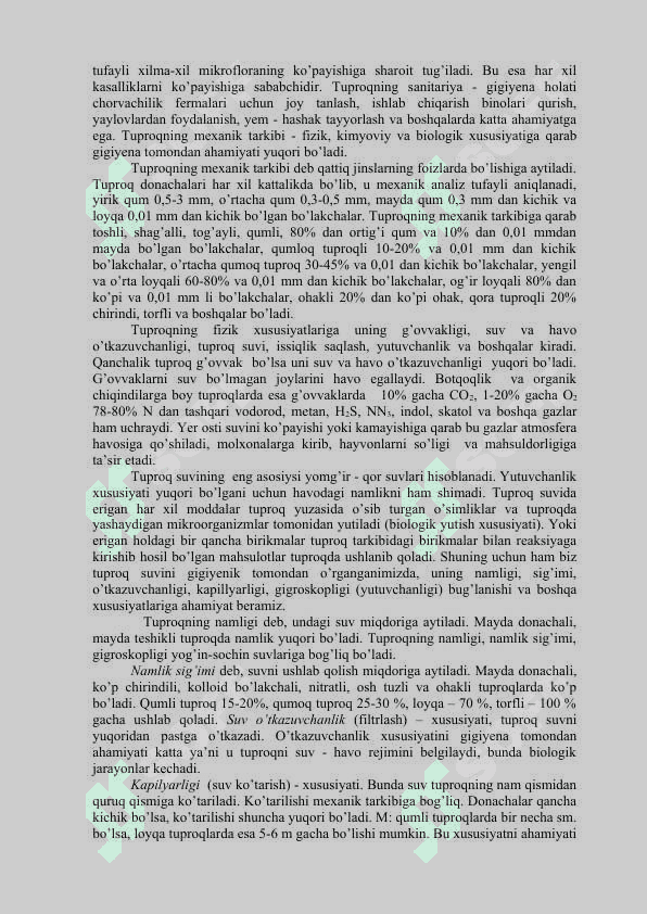 Suv va tuproq gigiyenasi 4