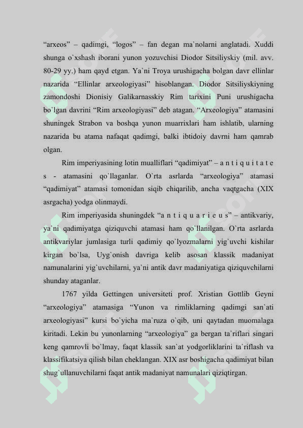 TARIXIY O`LKASHUNOSLIKDA ARXEOLOGIK MA`LUMOTLARNING O`RNI 3