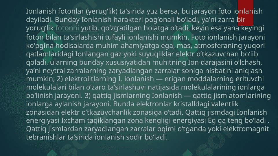 Nooganik ionlar ularning funksiyalari 7