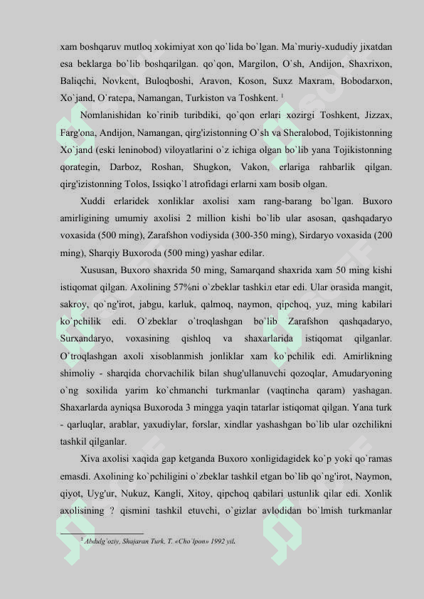 XONLIKLAR DAVRI TARIXIY GEOGRAFIYASI 3