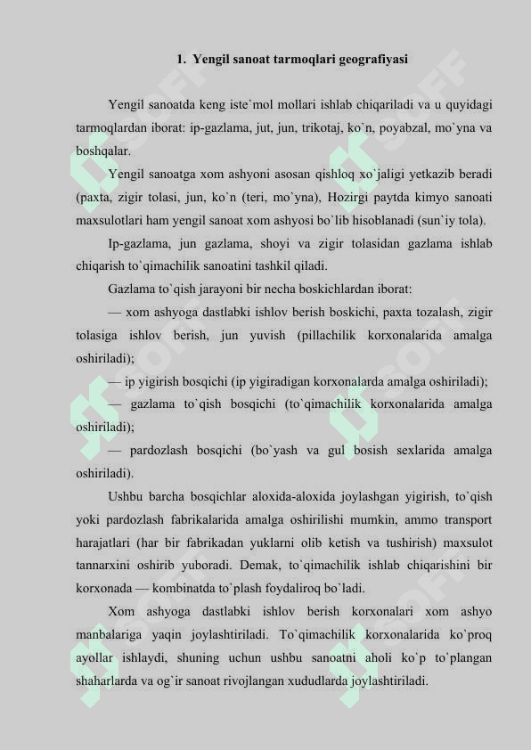 Yengil sanoat 3