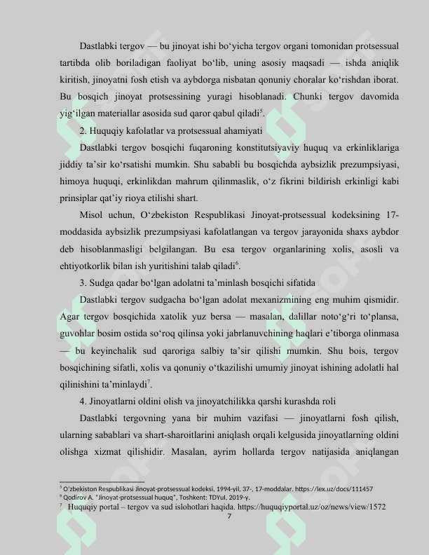 dastlabki tergov 7