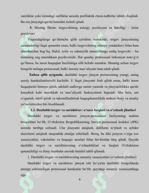 dastlabki tergov 8