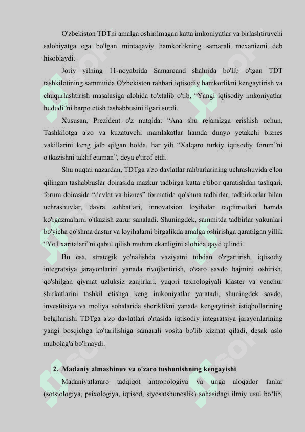 Globallashuvning jamiyat xayotidagi ijobiy tomonlari. 5