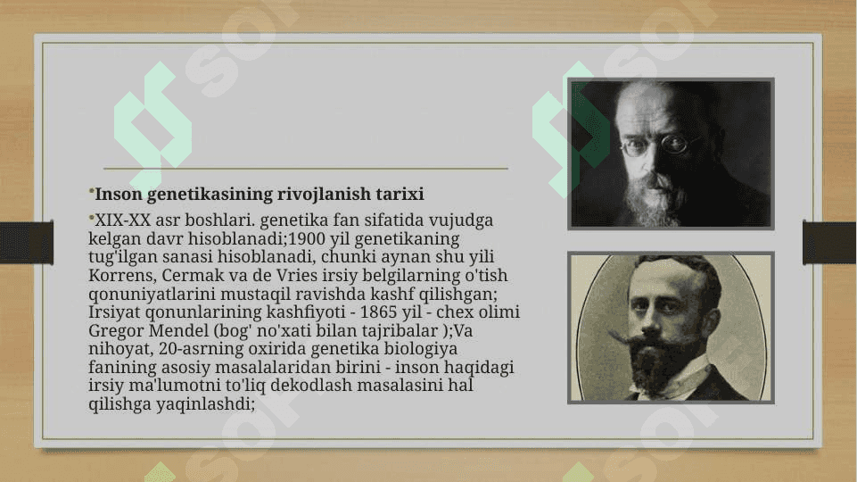 Tibbiyot genetikasi sohasidagi yutuqlar, muammolar va ularning istiqbollari 2