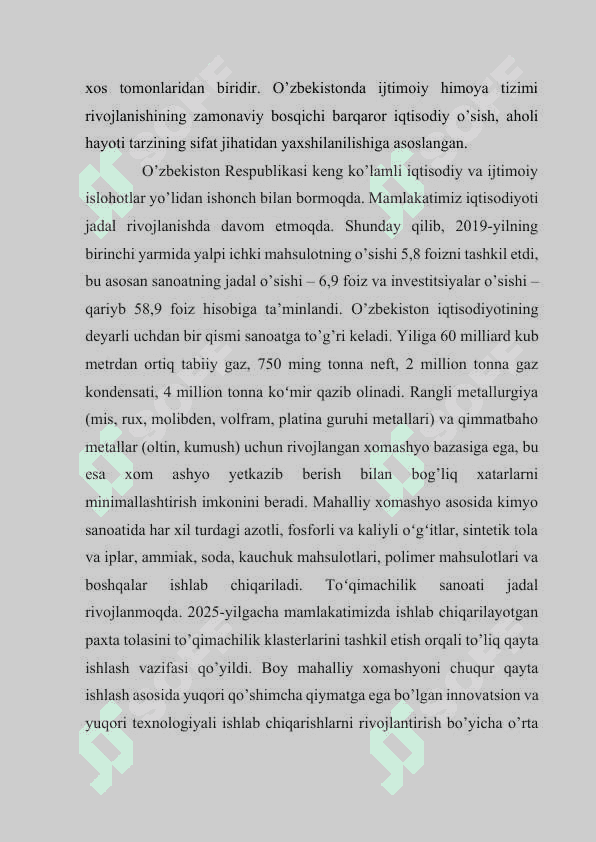 O’zbekistonda ijtimoiy sohada amalga oshirilayotgan o’zgarishlar mazmun va mohiyati 3