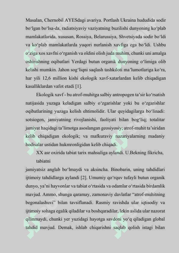 IJTIMOIY XAVFLAR VA ULARNING OQIBATLARI 7