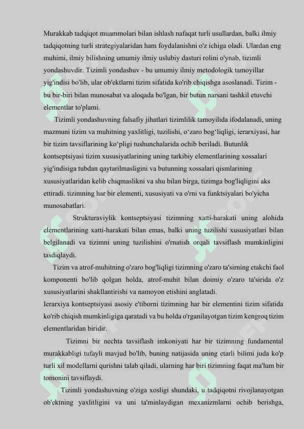 MAVZUGA OID TADQIQOT VA UNI OLIB BORISH JARAYONLARI 6