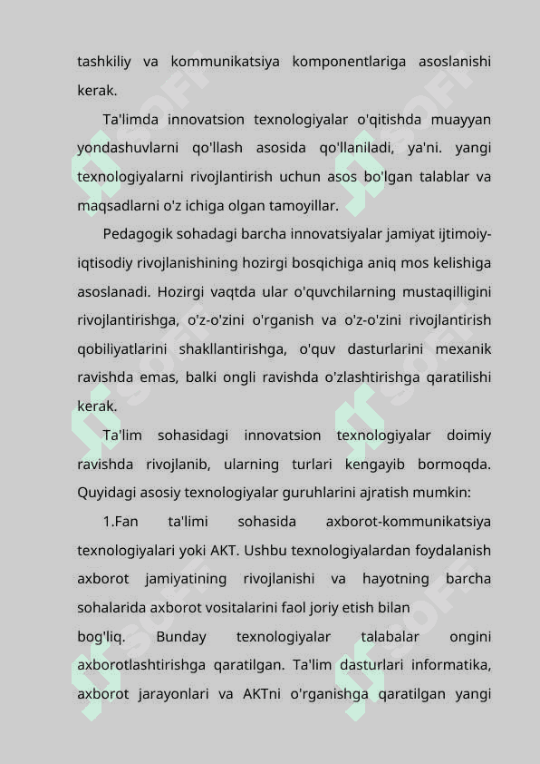 SOHANING INNOVATSION YANGILIKLARI 4