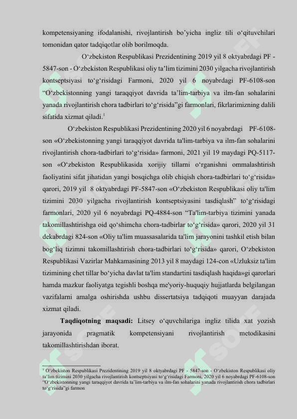 INGLIZ TILINI O‘QITISHDA PRAGMATIK KOMPETENSIYANI RIVOJLANTIRISH METODIKASI (XAT YOZISH JARAYONIDA) 4