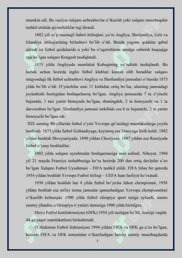Mustaqillik yillarida o'zbekistonda  futbolning ommaviylashishi va rivojlanishi 7