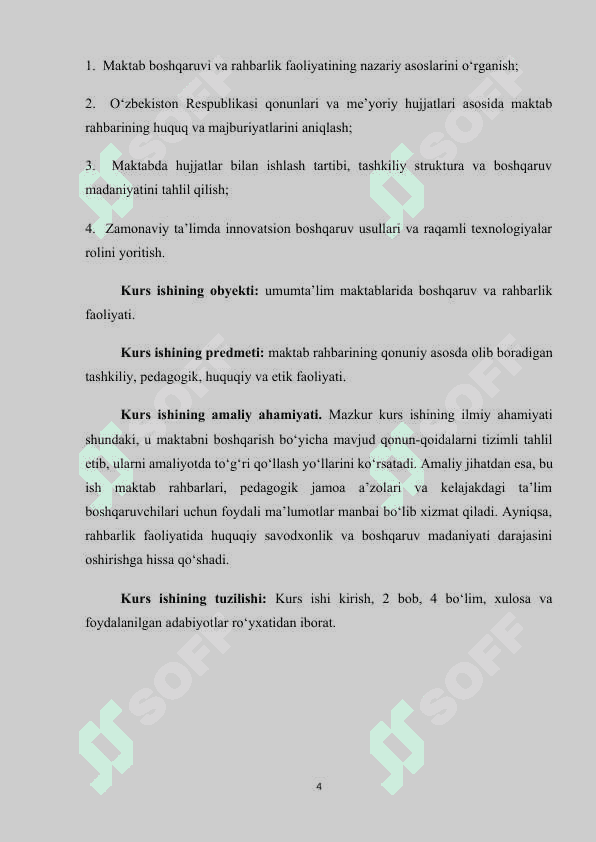 MAKTABNI BOSHQARISH VA UNGA RAHBARLIK QILISHNING QONUN QOIDALARI 4