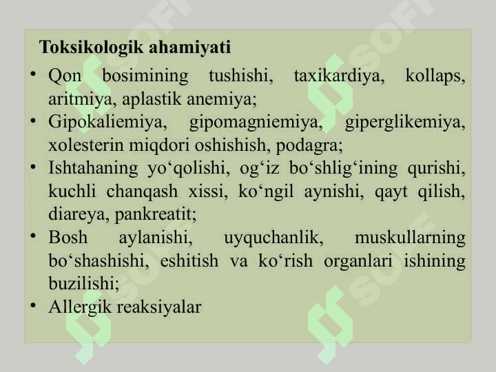 Ayrim  dori vositalarni ob’ektlardan ajratib olish va tahlil usullari qilish 6
