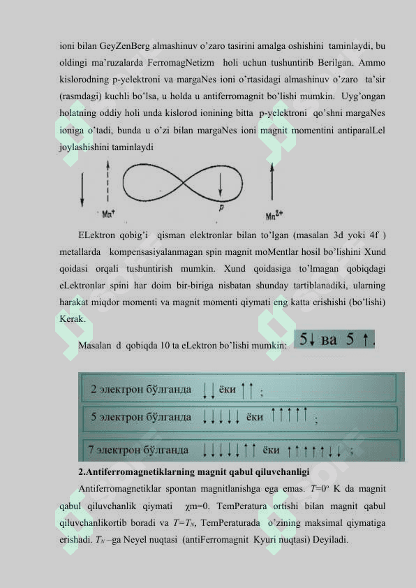 Antiferromagnetiklar kristall tuzilishi va ularning  xossalari 2