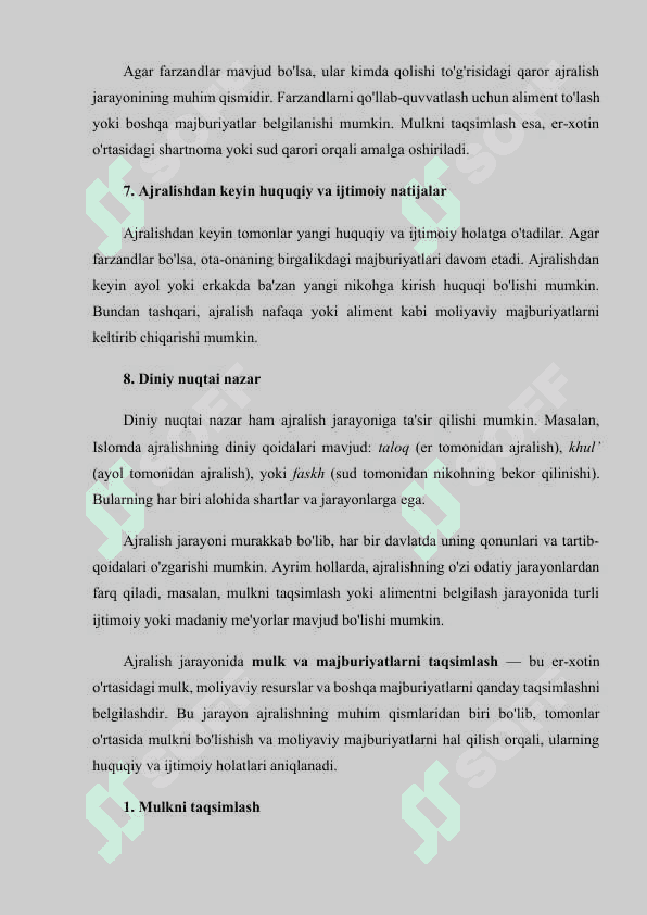 Nikohning tugatilishi 3