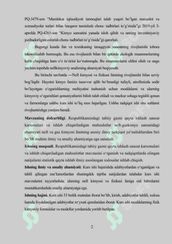 Respublikamizdagi tabiiy gazni qayta ishlash sanoat karxonalari 2