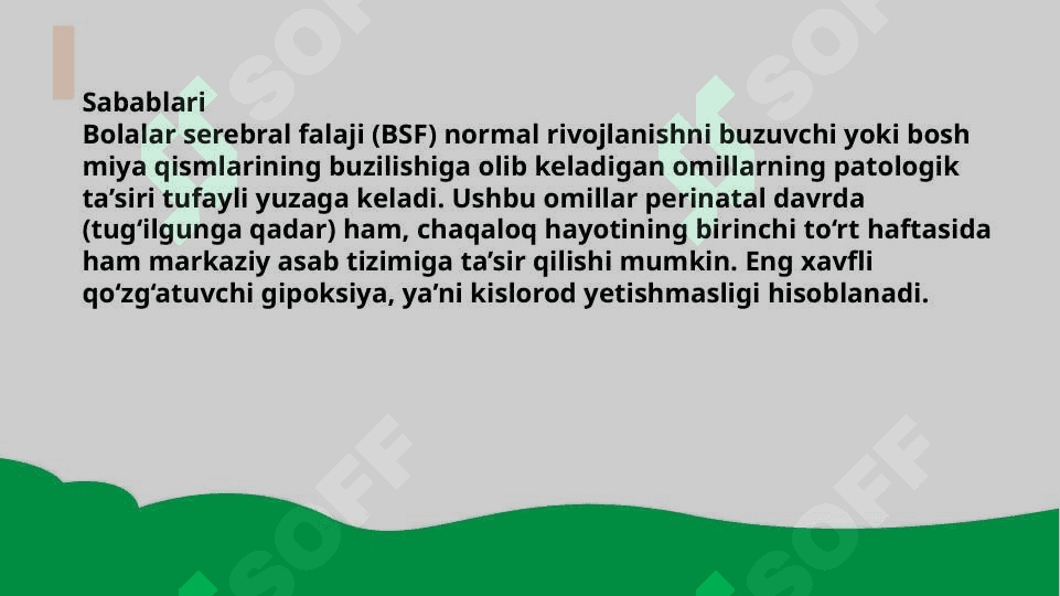 Bolalar serebral falaji paralichlar 4