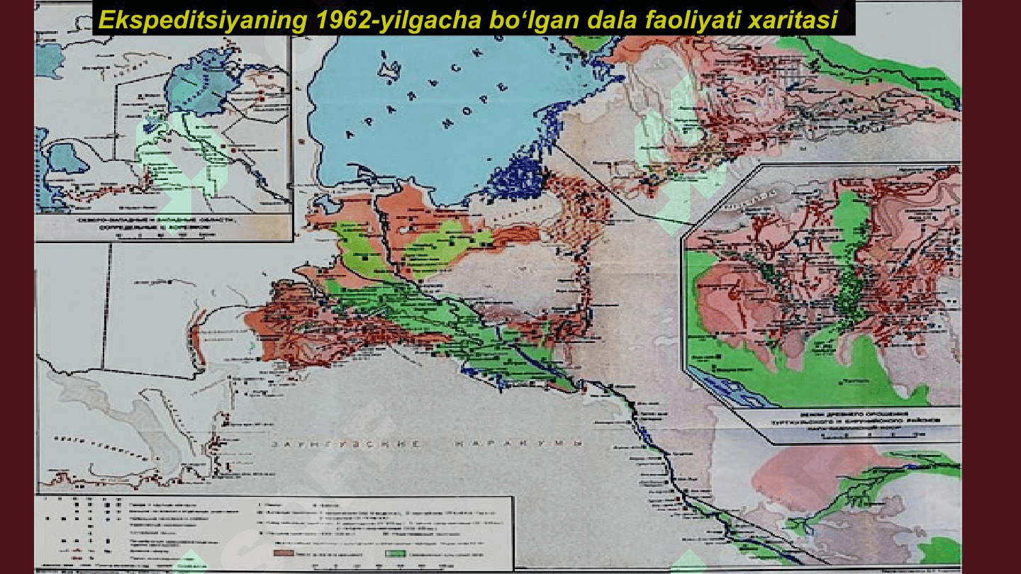 Xorazm arxeologik- etnografik kompleks ekspeditsiyasining ilmiy tadqiqotlari natijalari(S.P. Tolstov, A.V.Vinogradov ilmiy izlanishlari). 4