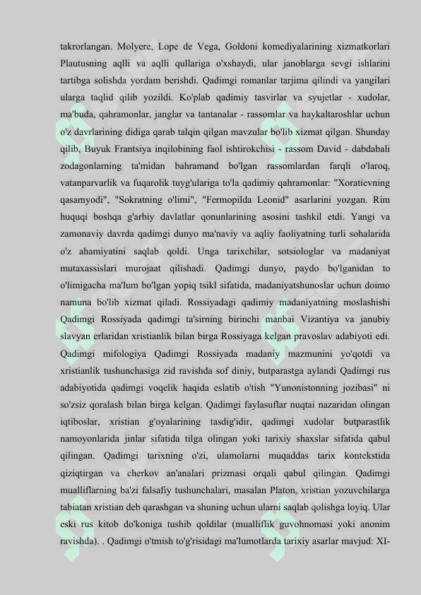 Antik davrning insoniyat tarixidagi o‘rni 2