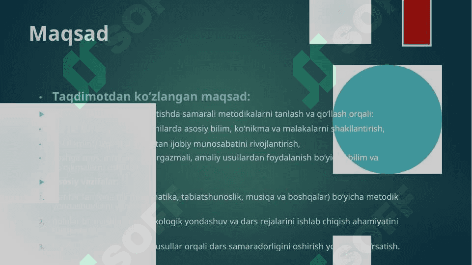 Boshlang‘ich sinfda dars o‘tish metodikasi_WORD 5