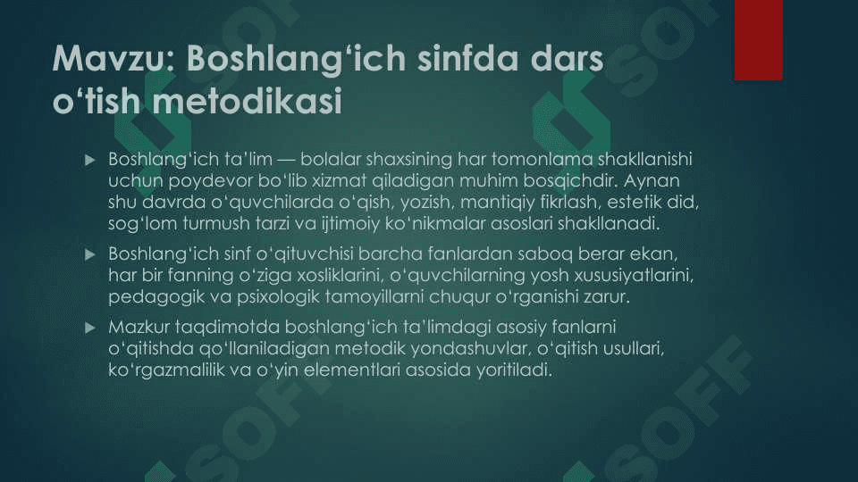 Boshlang‘ich sinfda dars o‘tish metodikasi_PDF 4