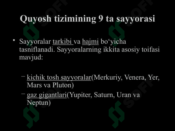 Quyosh tizimi 7