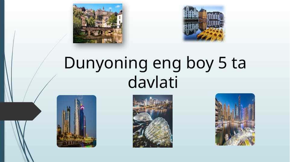 Dunyoning eng boy 5 ta davlati